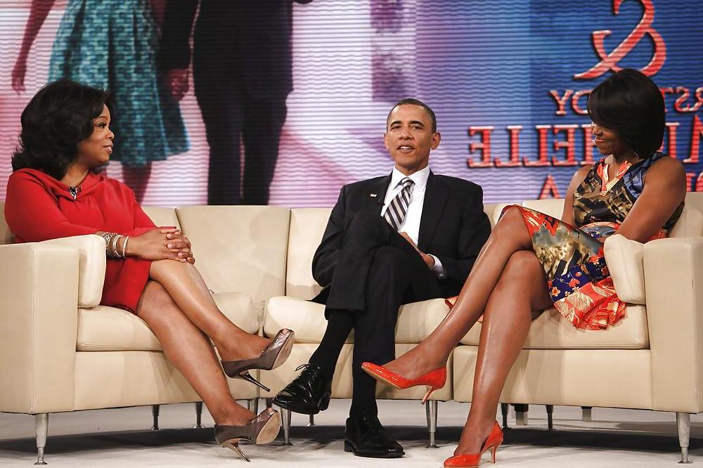 25P Michelle Obama - I Want To Cum All Over Her Long Legs & Ass