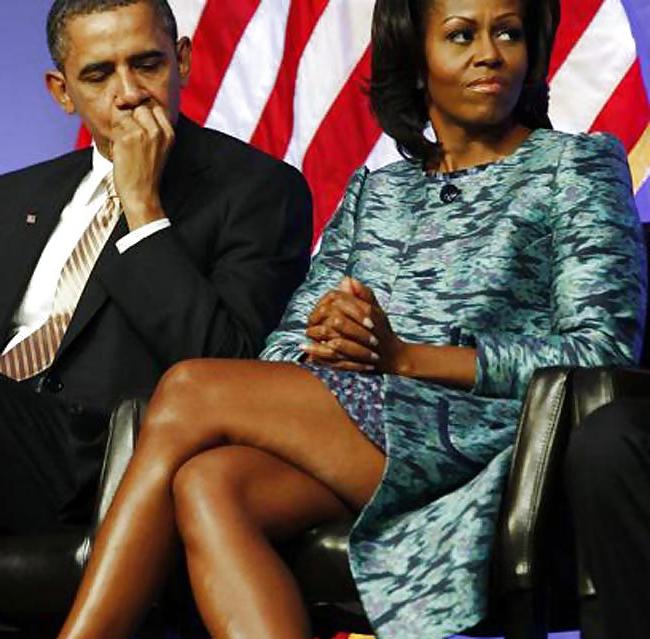 25P Michelle Obama - I Want To Cum All Over Her Long Legs & Ass