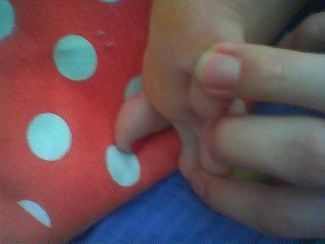 6P Naomi 's Feet - Foot model with long toes, pink nails
