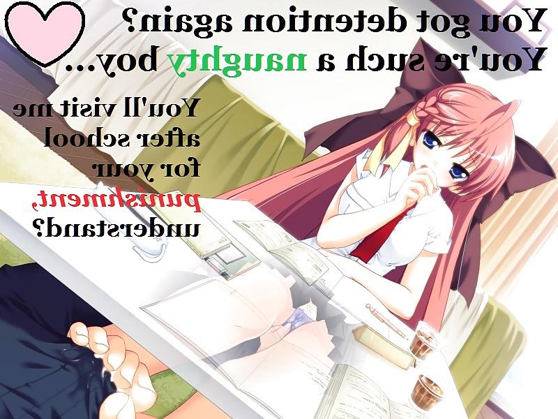25P Hentai with Captions 3! Theme: Horny under the table.