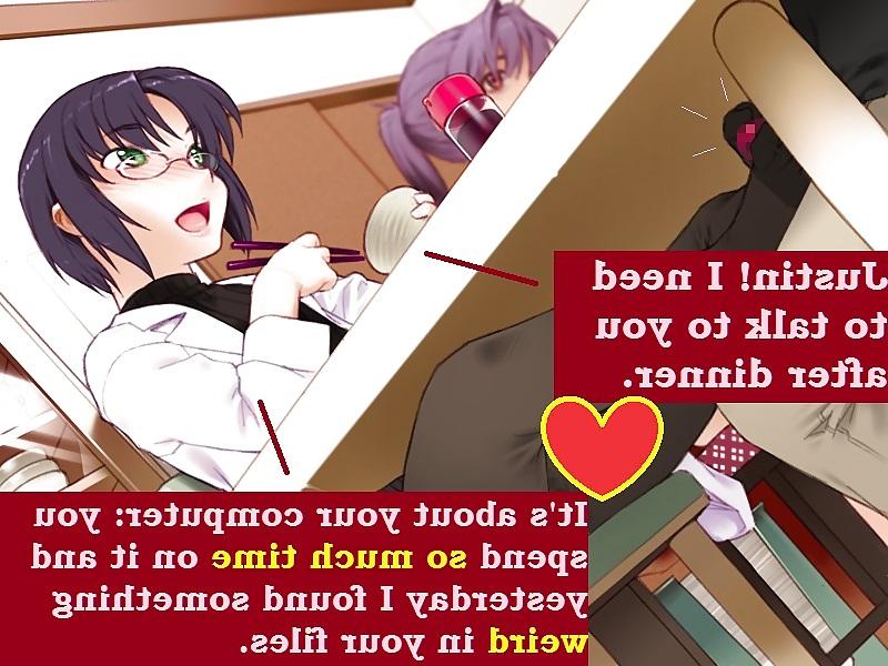 25P Hentai with Captions 3! Theme: Horny under the table.