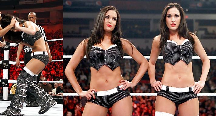 25P The Bella Twins (Nikki and Brie) WWE Divas mega collection 2