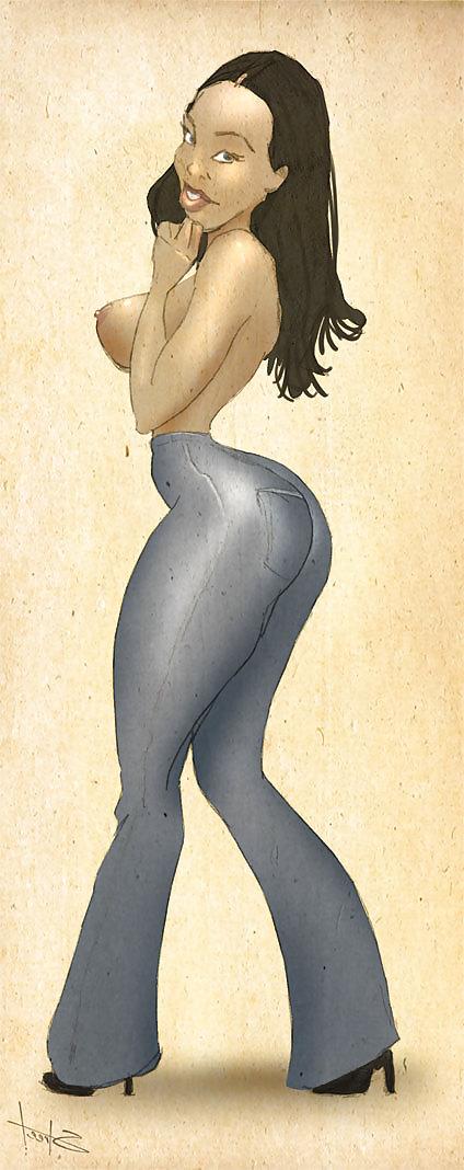 25P Sexy Black Women. The Block and Deviant Arts chicks 70