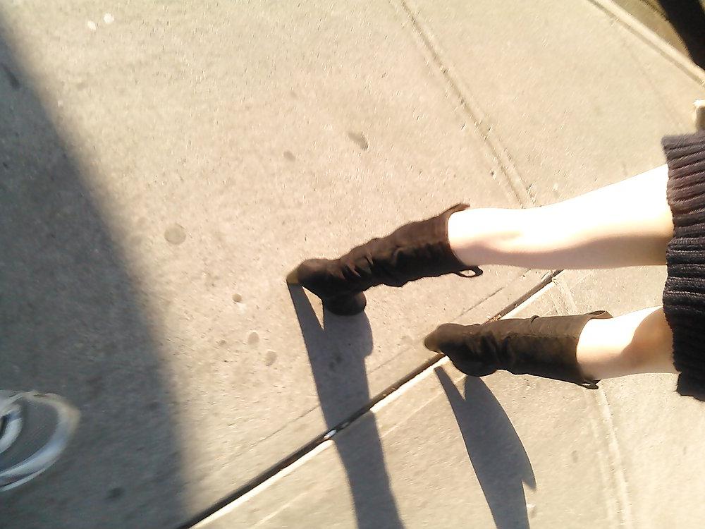 25P Voyeur 3 - almost an upskirt...