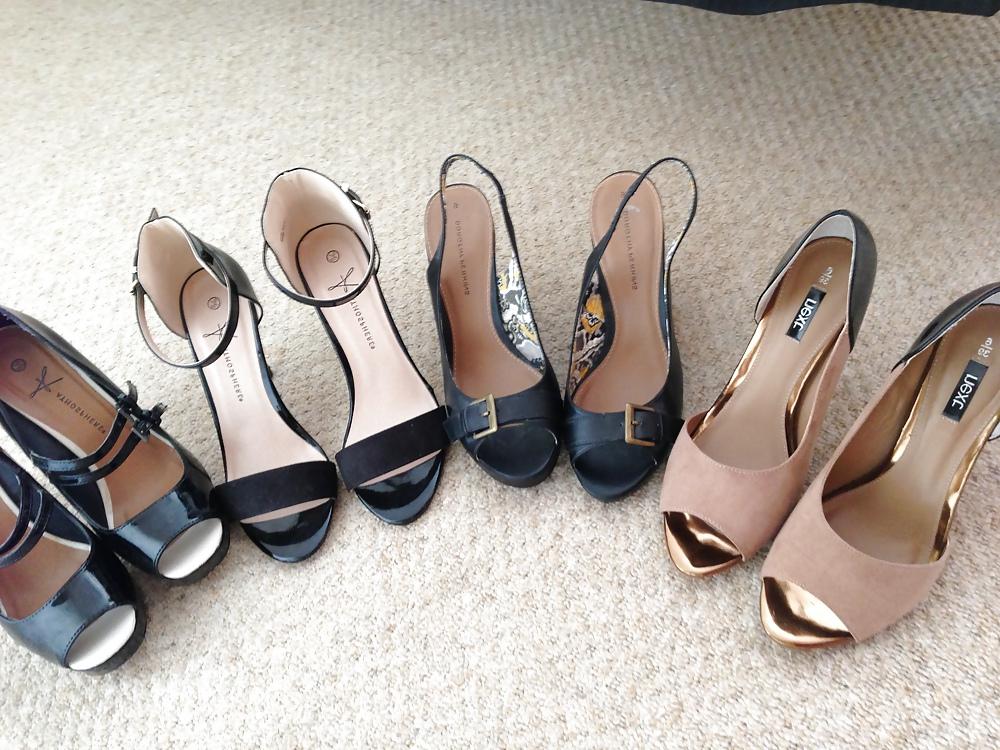 4P Selection of jaynes very sexy peep toe heels