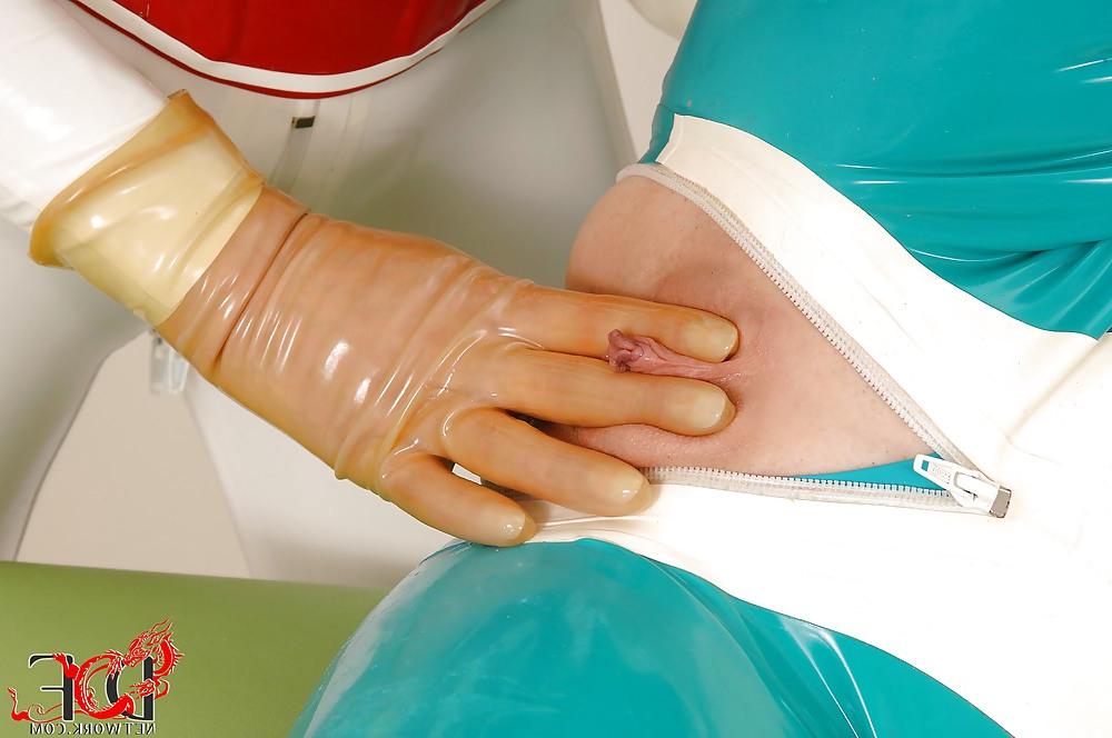 25P Sexy latex nurses  