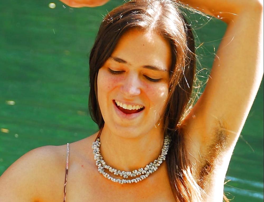 10P Hairy armpits - pits 01 - Love is in the hair