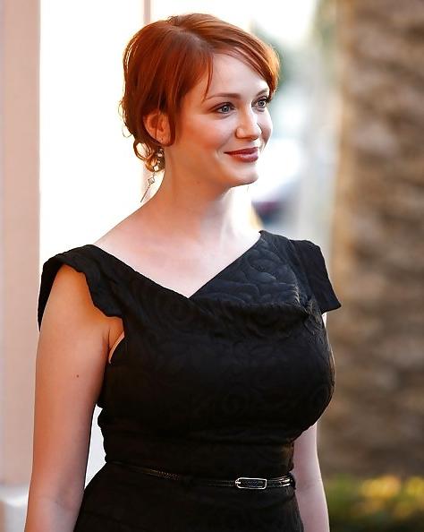 25P Christina Hendricks - bombshell redhead