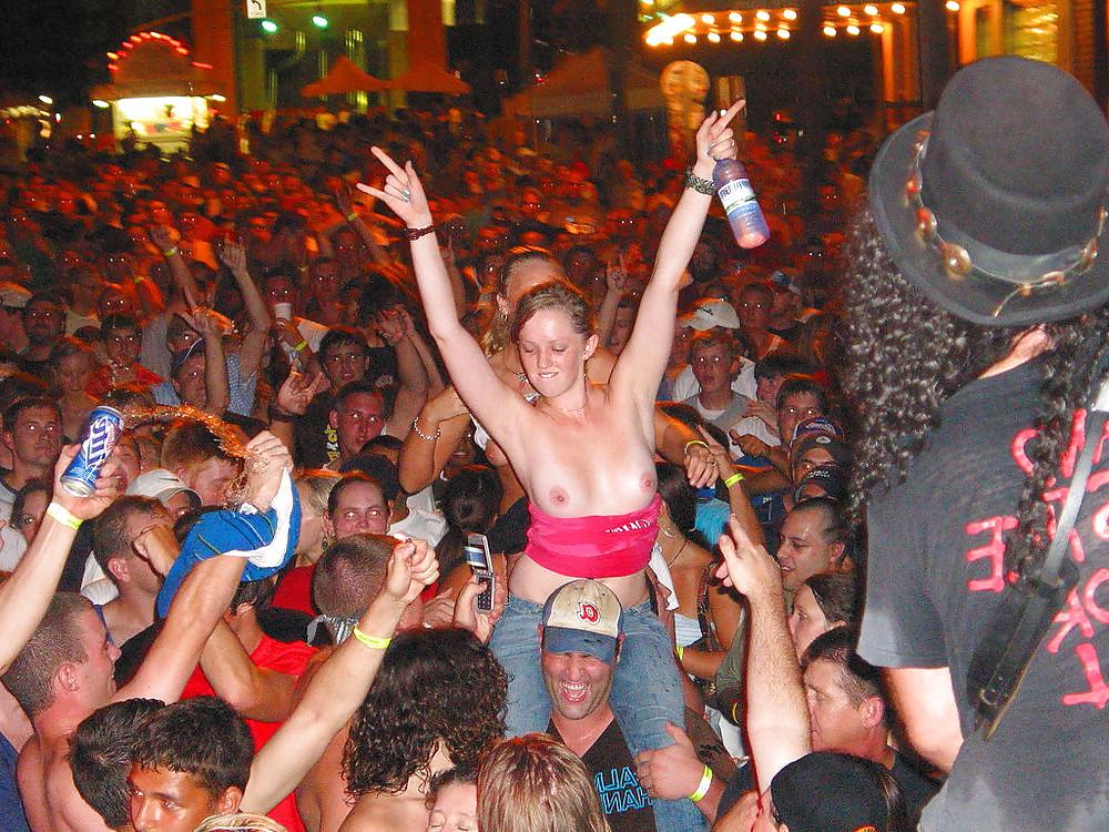 24P Flashing in the crowd