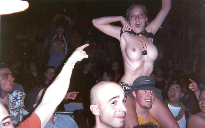 24P Flashing in the crowd