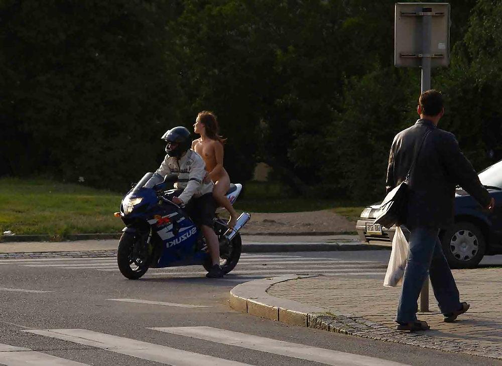 25P Shameless and naked on the street