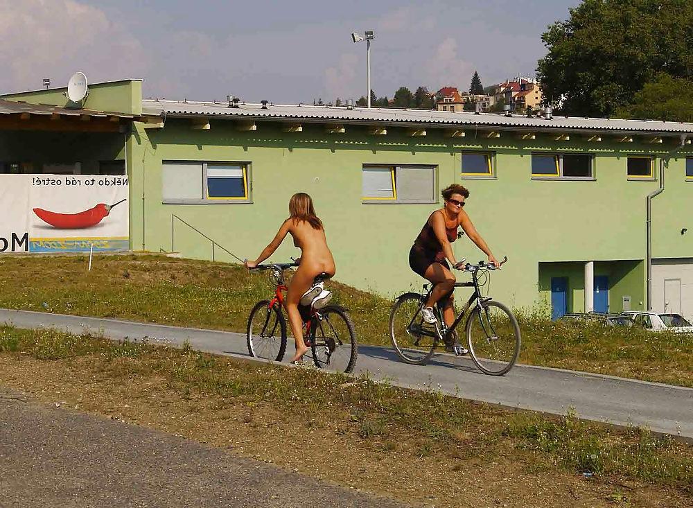 25P Shameless and naked on the street
