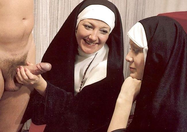 11P TWO DIRTY NUNS FUCKED BY THE GARDENER 