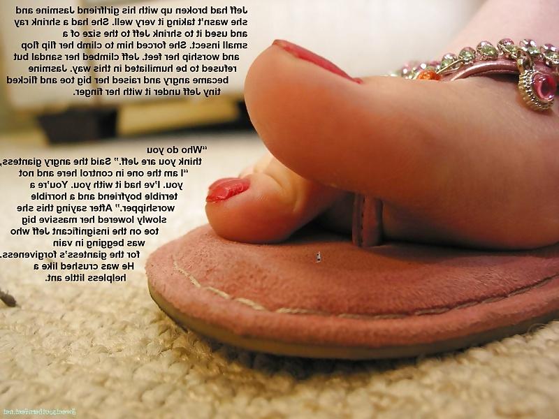 23P Giantess foot fetish photos with captions
