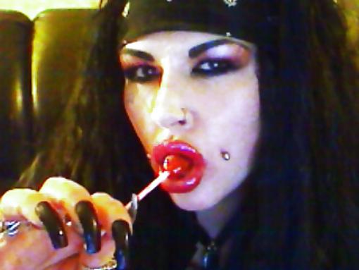25P Heavy makeup and long nails