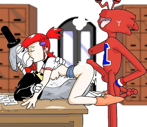 21P Cartoons: The girls stand out of control.