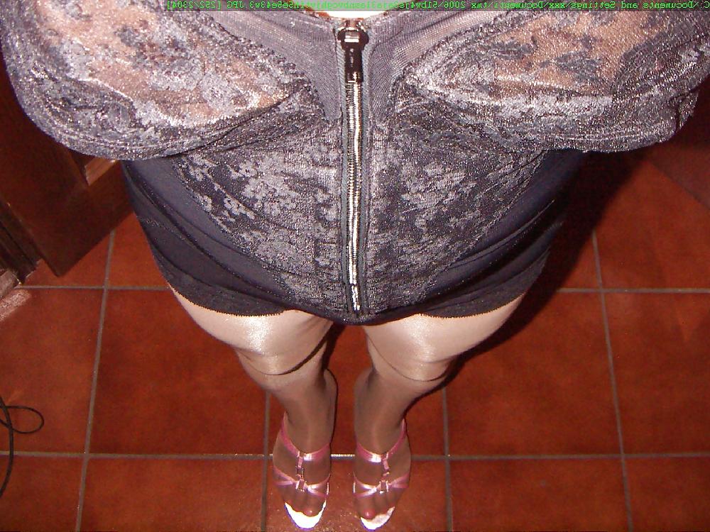 20P Pink pantyhose shemale symonax77 collant cum
