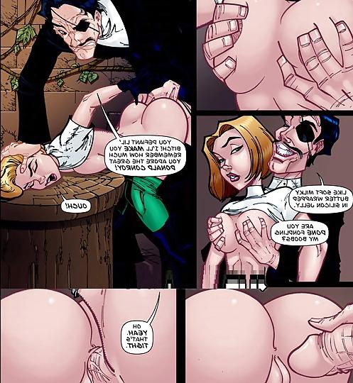 25P Cartoons: The girls stand out of control. 2