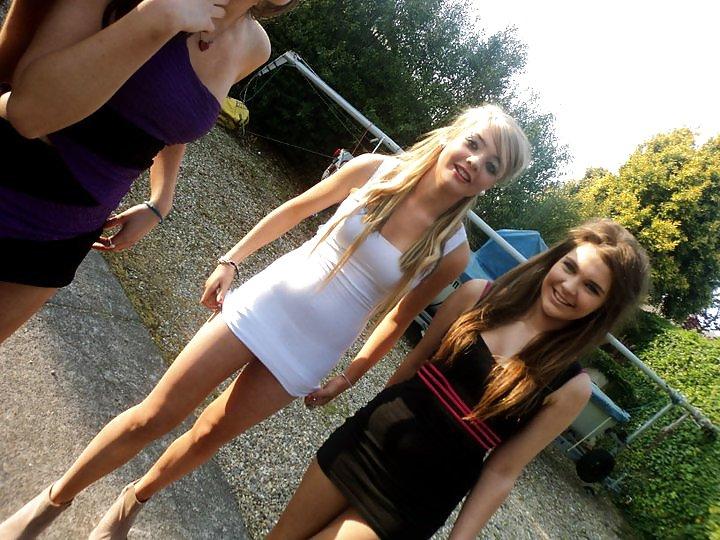 25P Tight dresses, short skirts and long legs!