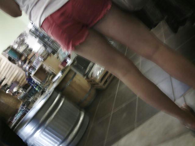 18P Public ass and leg shots