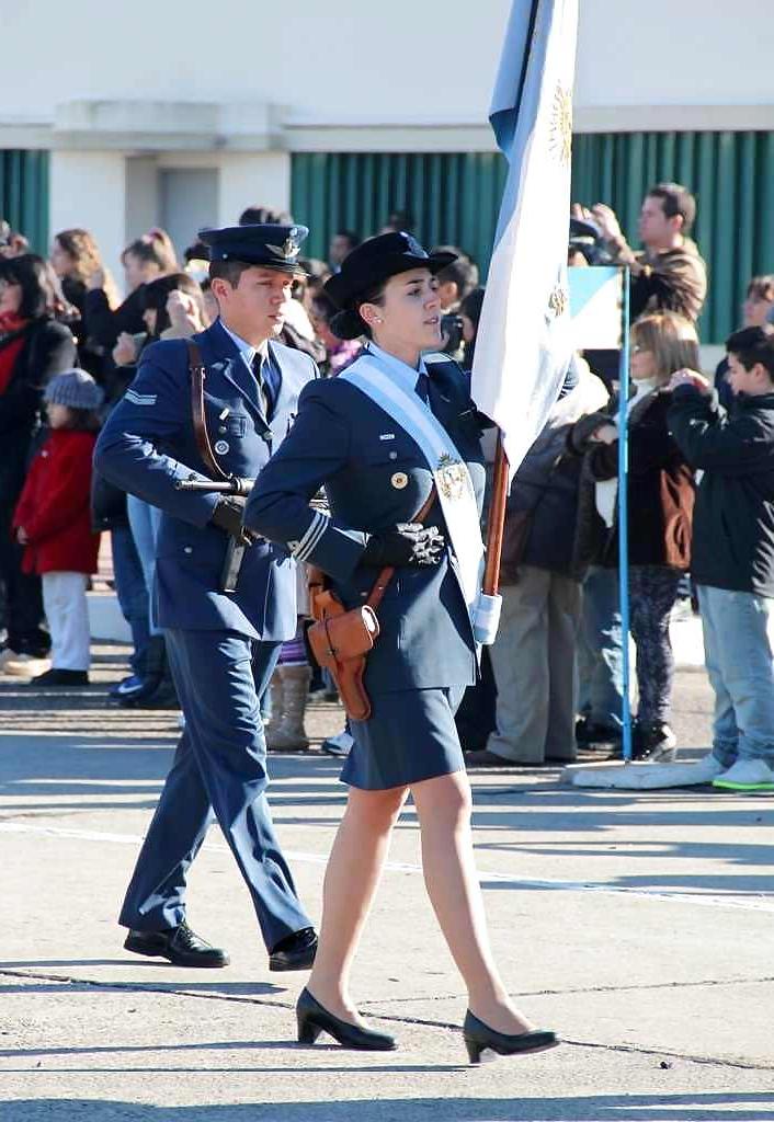 7P Women in uniforms wearing nylons..
