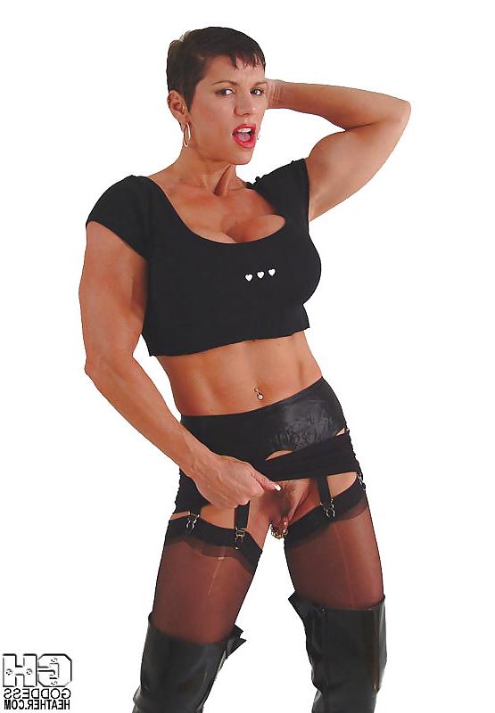 19P Dyke butch female muscle