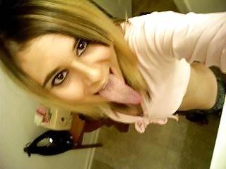 16P Sexy long tongues
