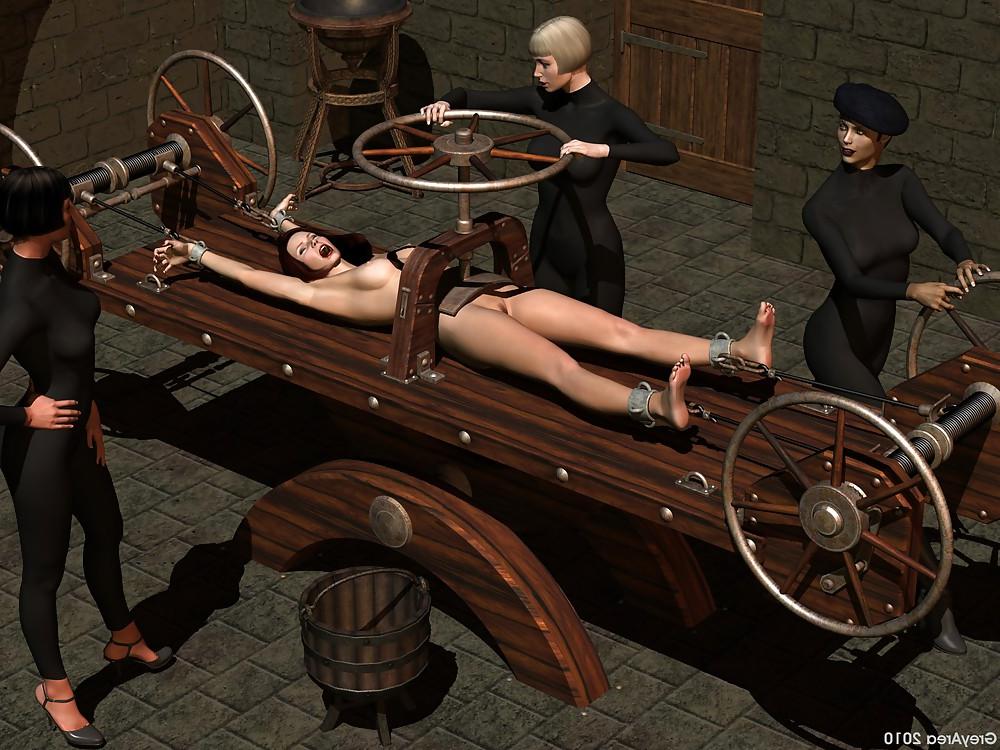 5P The medieval torture rack