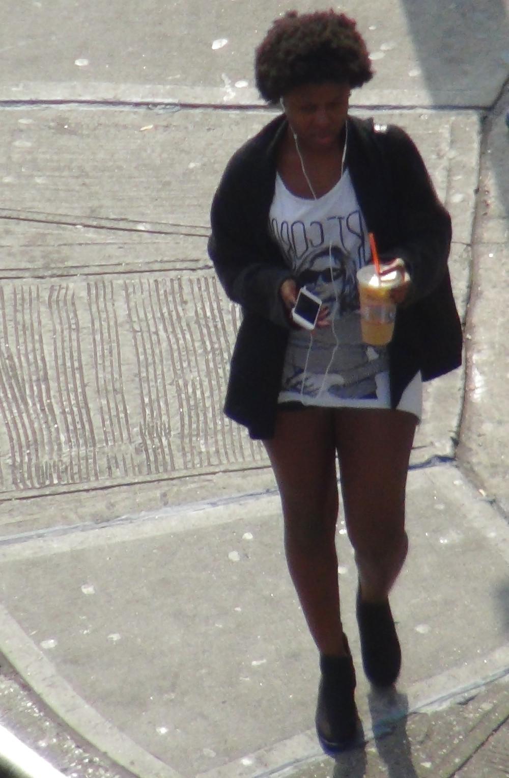 8P New York Street Girls Long Legs Miniskirt