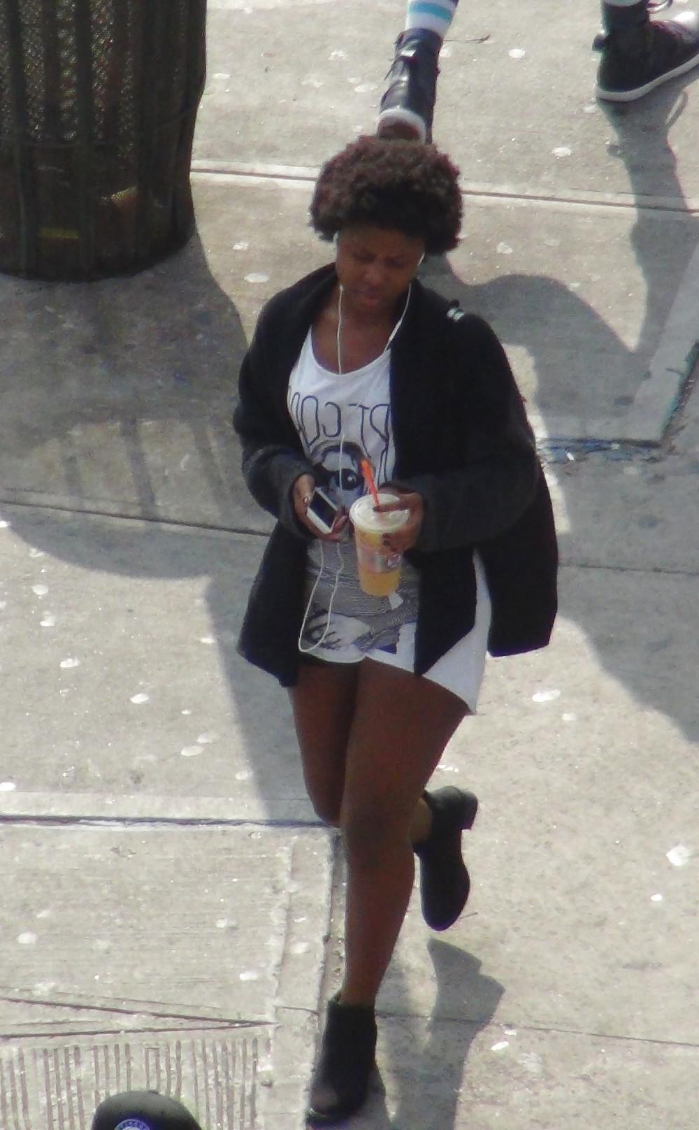 8P New York Street Girls Long Legs Miniskirt