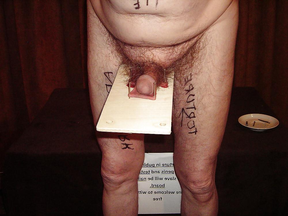 25P Naked male slave for rent. 