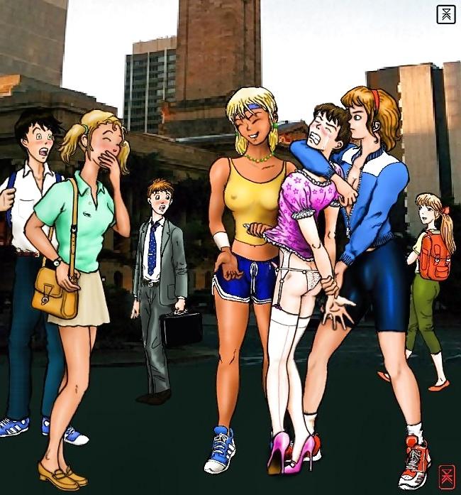 25P Feminization and sissy toons III