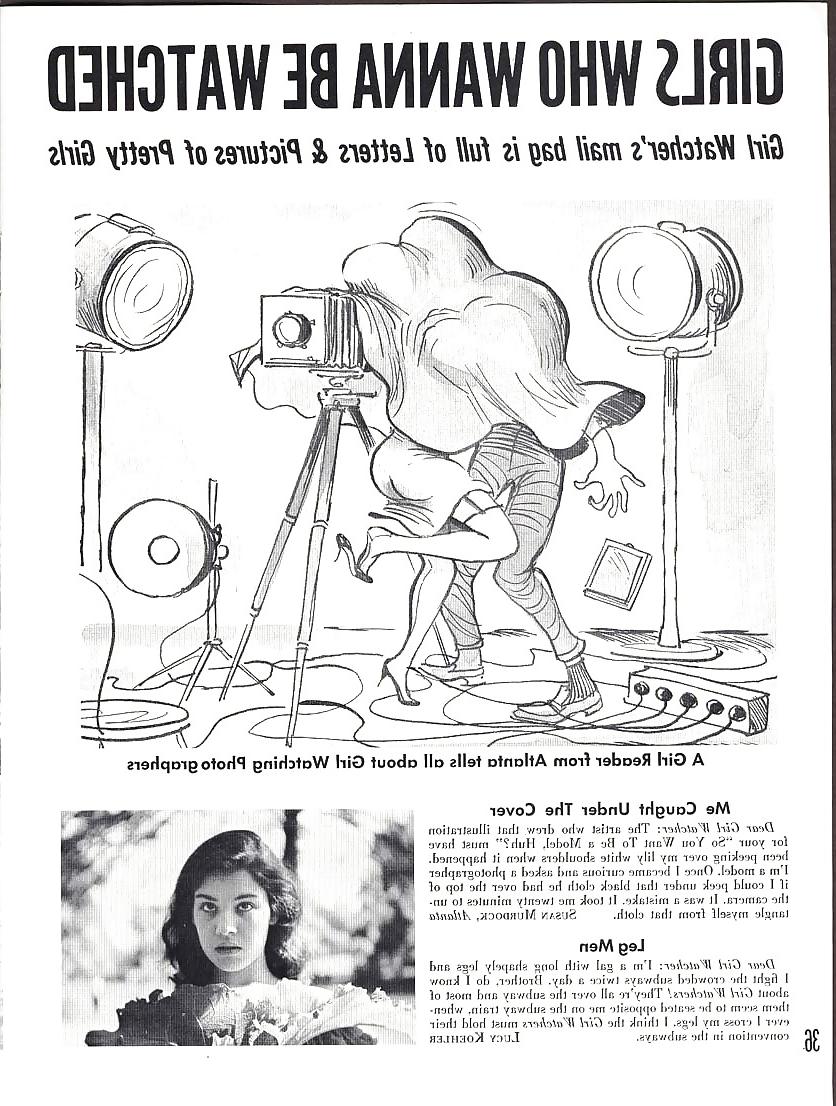 25P Vintage Magazines The Girl Watcher - 1959 June