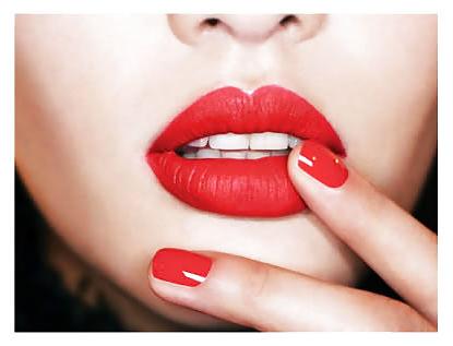 25P Red Lips, Red Nails