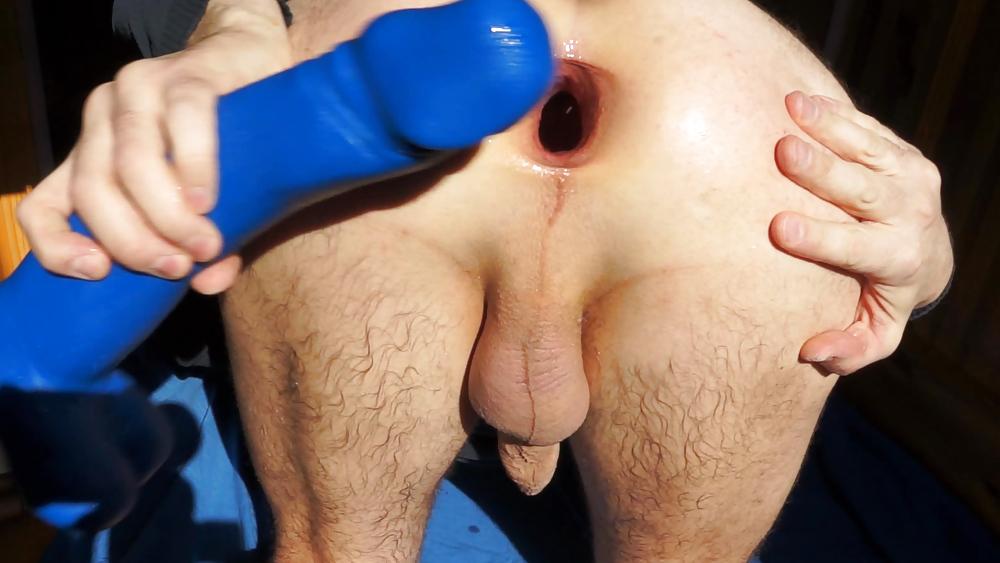 14P My first dildo 6,5cm fucking my gaping asshole 2 april 2013