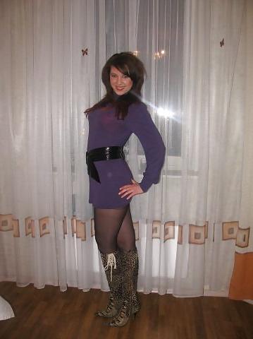 25P Pantyhose skirt amateur