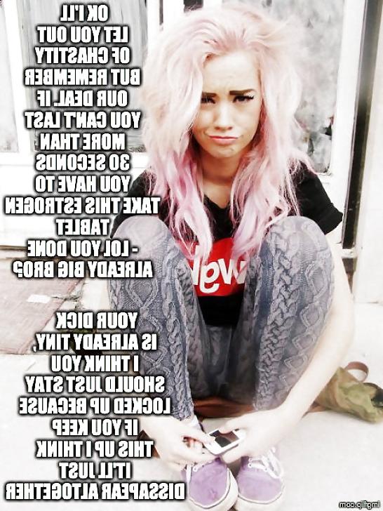 6P Chastity Captions 7