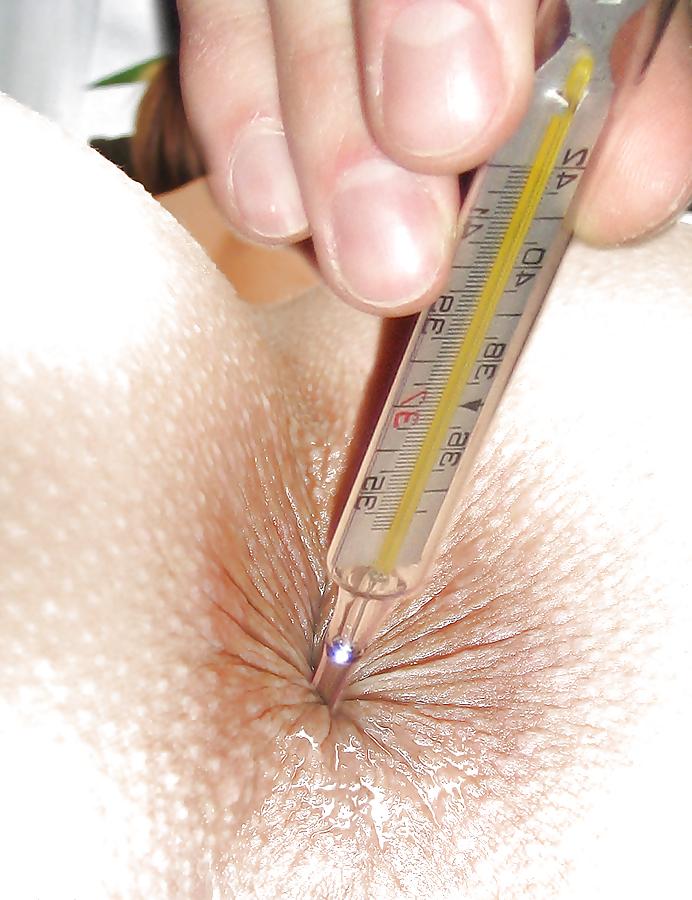 6P Rectal temp temperature fiebermessen asshole butthole