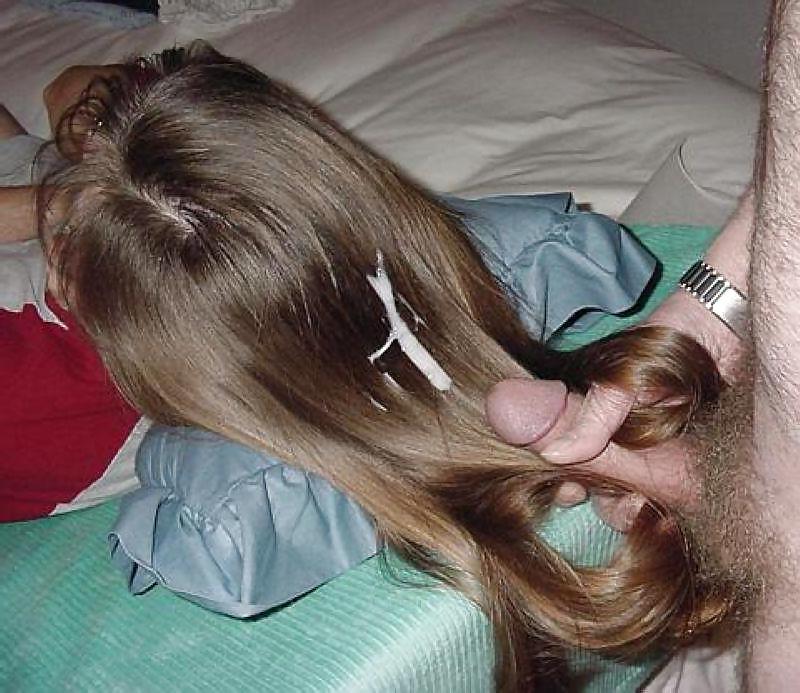 14P Cummed hair