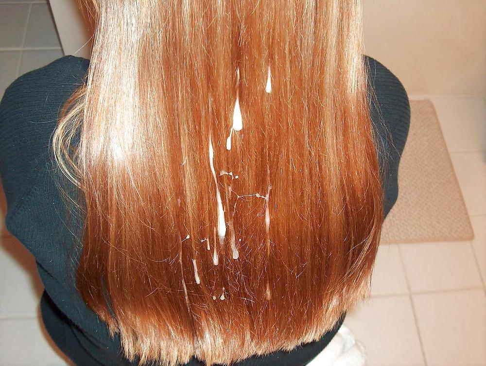14P Cummed hair