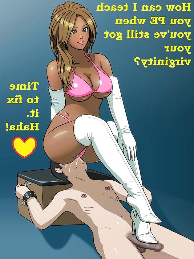 11P Hentai Captions: Taking virginity