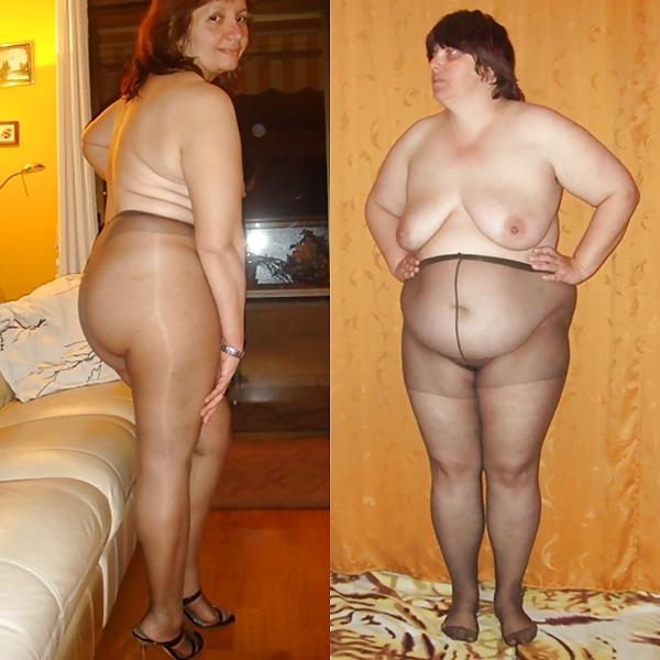 6P My friend Molly and me in pantyhose