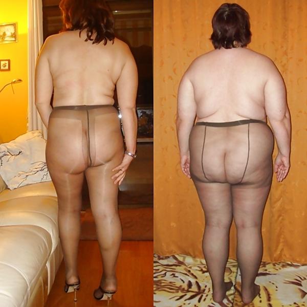 6P My friend Molly and me in pantyhose