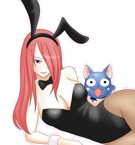 21P Erza hentai collection