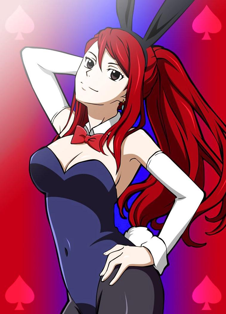 21P Erza hentai collection