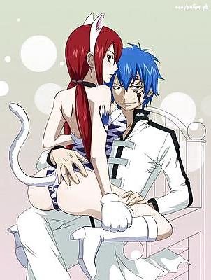 21P Erza hentai collection