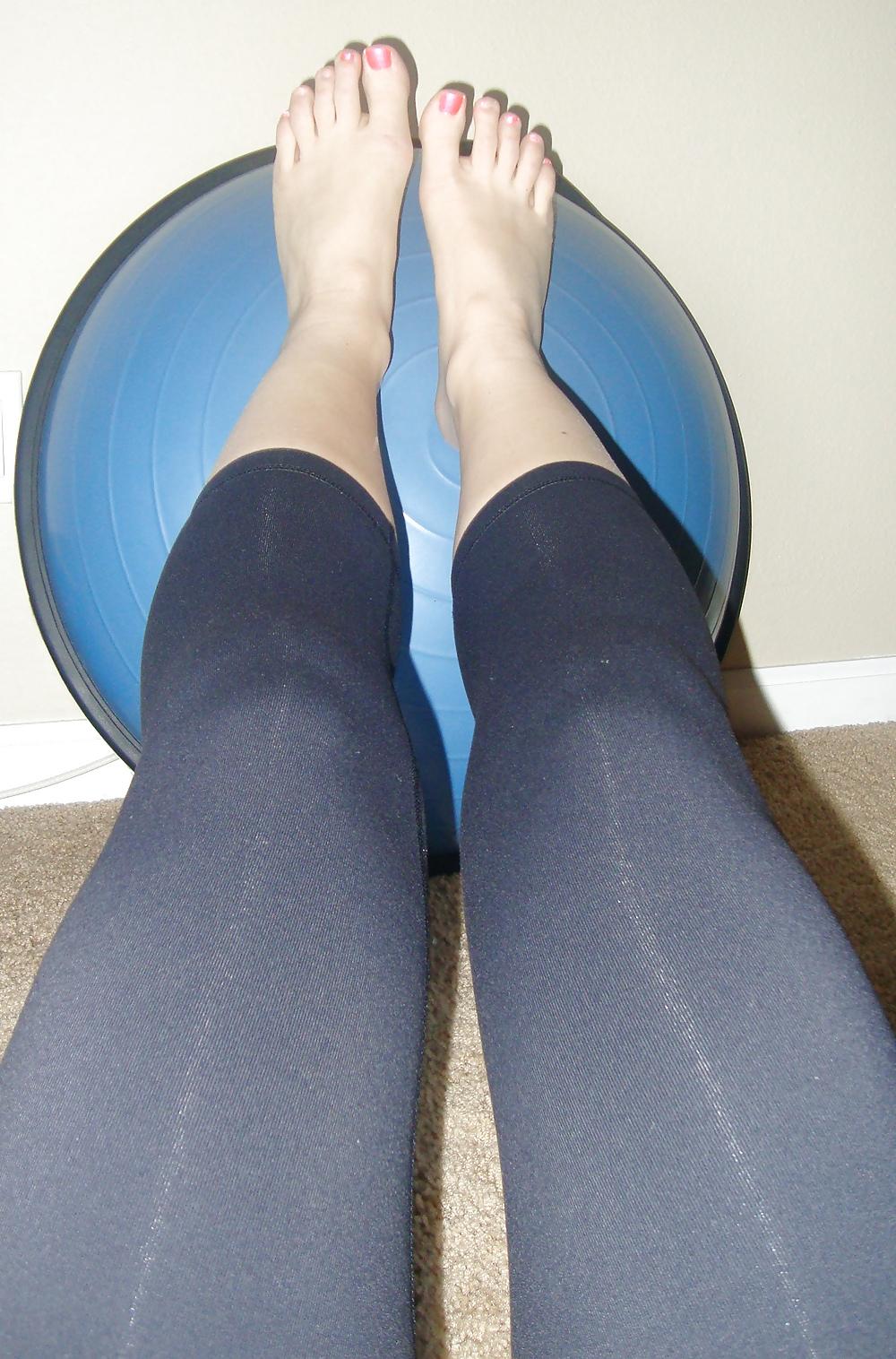 25P Spandex Lycra Footless Pantyhose Tights Yoga Pants