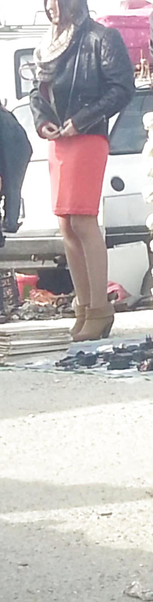 7P Sexy skirt feet teens romanian