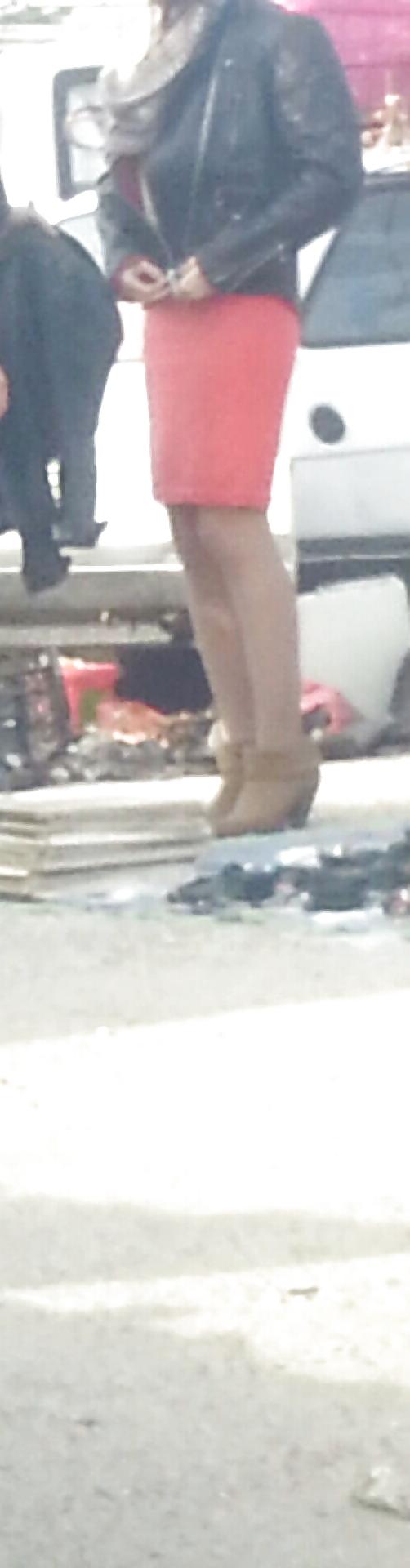 7P Sexy skirt feet teens romanian