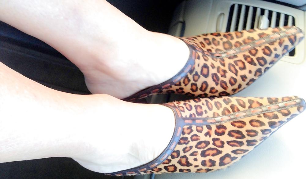 25P Donald pliner hair mules and reg mules